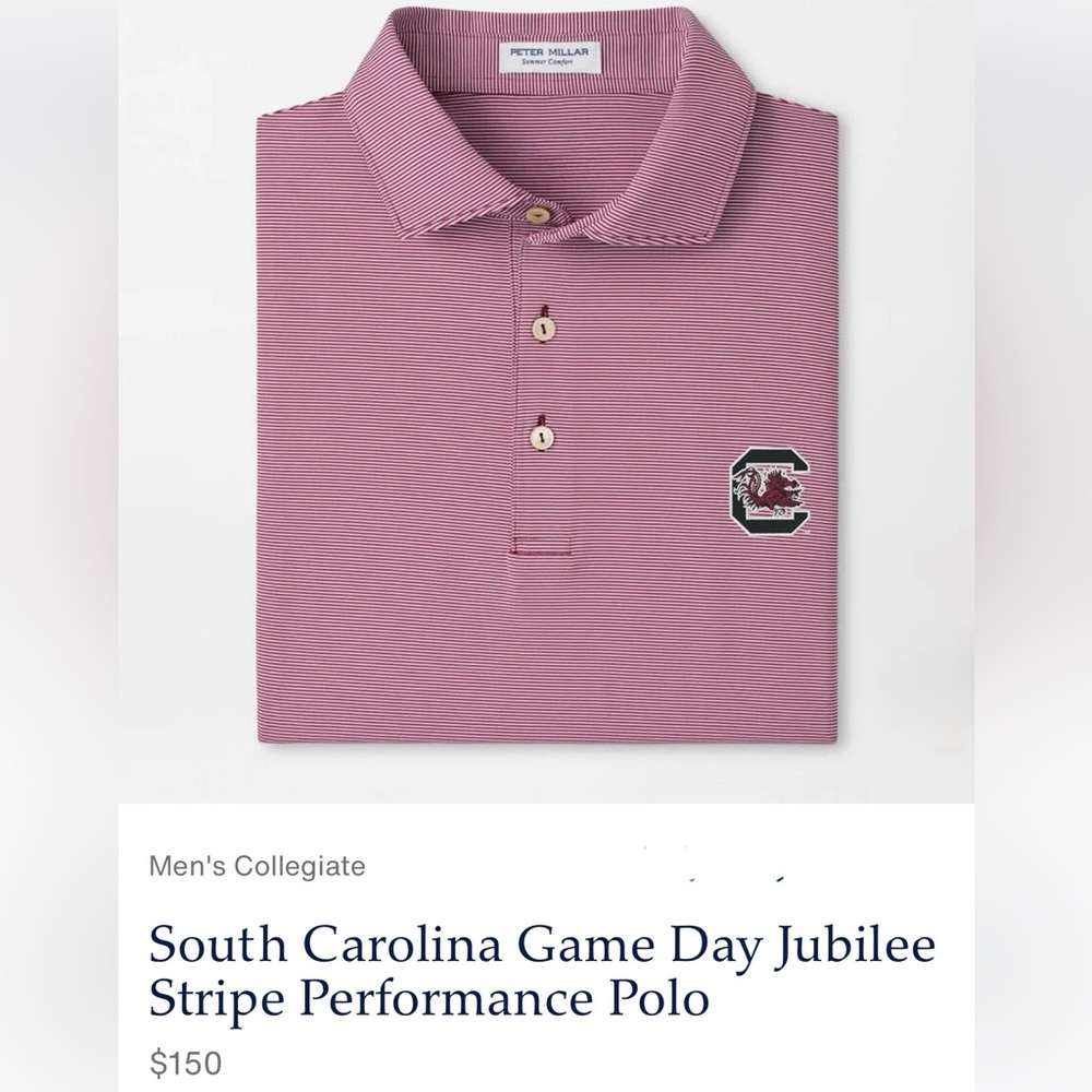 PETER MILLAR South Carolina Jubilee Stripe
Performance Polo